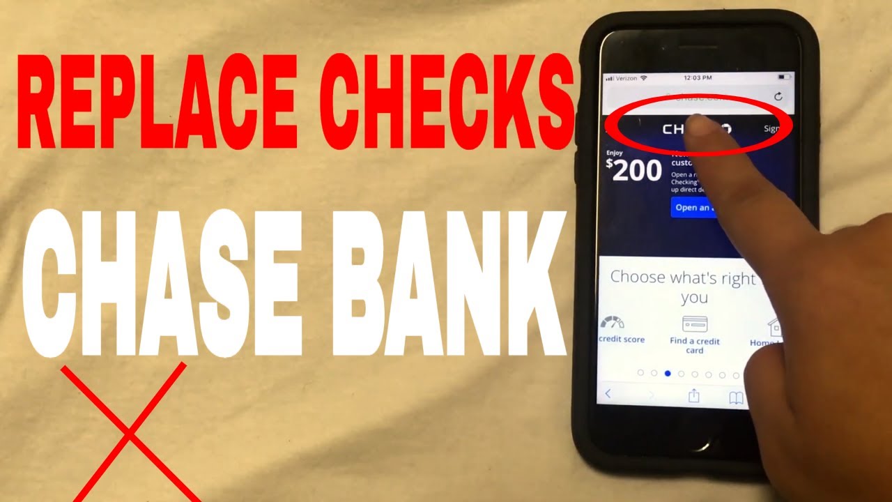 3-ways-to-order-chase-replacement-checks-youtube