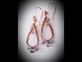 Crystal Woven Earrings - Cheryl St. Pierre of Majestic Wire Artworks