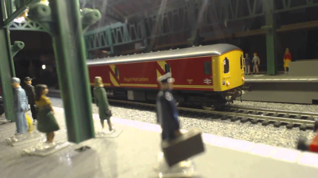 new class 127 leaveing main terminal and class 110 and a thumper on local passenger run