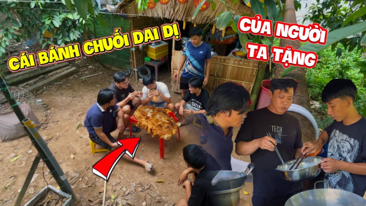 Cái bánh chuối siêu to fan lào dành tặng riêng cho hoài phong Và phản ứng cực gắt | HoàiPhong TV