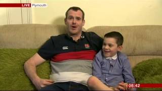 Harry Westlake 6 Nations Rugby BBC Breakfast 2015