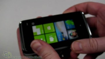 HTC 7 Pro unboxing video