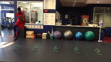 Hop (Lateral Hurdle Hop Continuous)