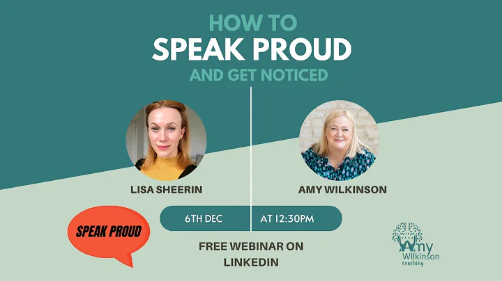 Speak Proud with Lisa Sheerin, Public Speaking Coach