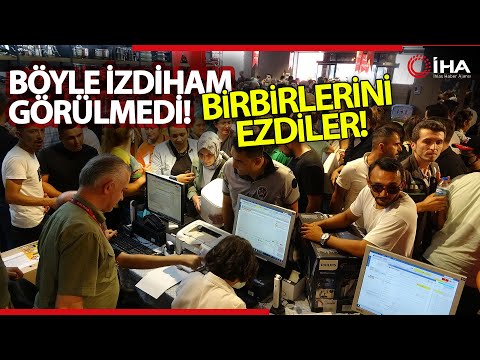 Ucuza ürün alabilmek için adeta mücadele ettiler'