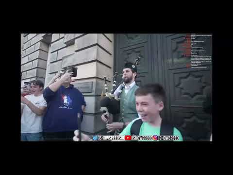 YouTube star visits Edinburgh - with cringeworthy bagpipe performance on Royal Mile