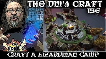 LIZARD MAN CAMP Terrain for D&D and pathfinder (DM