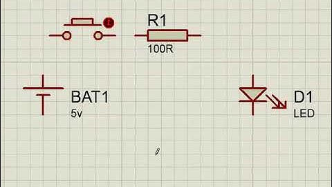 Como fazer o Led ascender no Proteus?! Simples e Fácil
