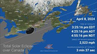 total solar eclipse of april 8, 2024 over canada (english)