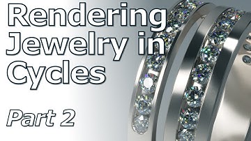 Rendering Jewelry in Blender Cycles | Part 2: Diamond Material, Dispersion, Lighting and Pre-Render