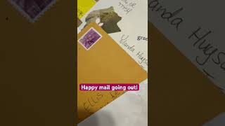 Return happy mail, and surprise happy mail going out!!!!! #happymail @4GraceCreations #junkjournal