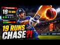 Can I Chase 19 Runs in 1 Over? 😳||CRICKET LEAGUE||