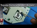 2008 Toyota Sienna HVAC repair - Rear air blow on high - broken ribbon cable