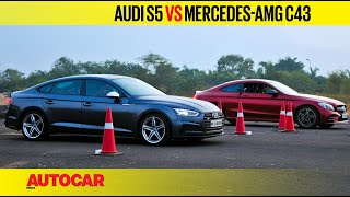 DRAG RACE: Audi S5 Vs Mercedes-AMG C43 - Stylish Turbo AWD Luxury Cars | Autocar India DRAG RACE: Audi S5 Vs Mercedes-AMG C43 - Stylish Turbo AWD Luxury Cars | Autocar India