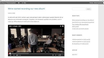 How do I add a YouTube or Vimeo video to a WordPress post?