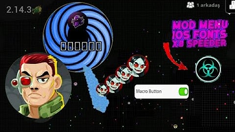 🐲Agario 2.14.3 Zoom mod menü+x8 speeder+No Root*🥴...