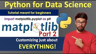 Customizing Data Visualization using Matplotlib |  Python for beginners | Data Science