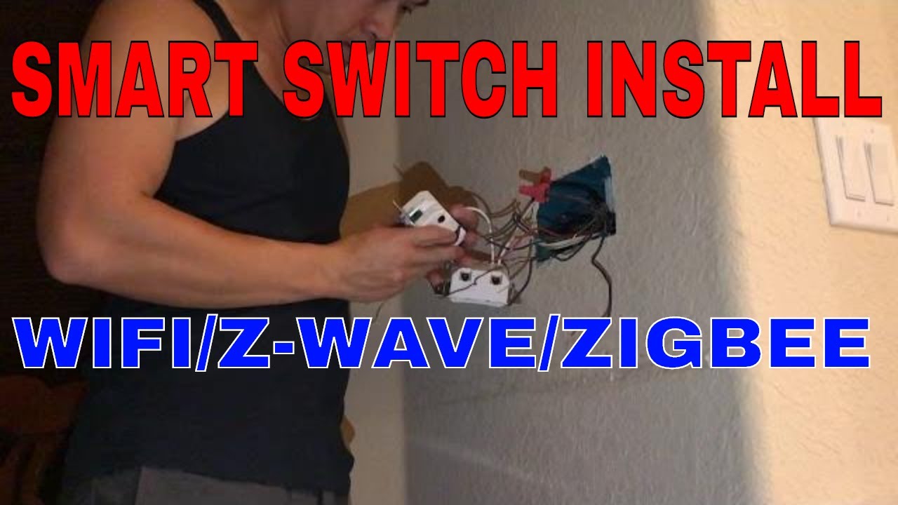 How to Install Smart Switch | GE Z-Wave 3-way Smartthings Alexa WiFi ...