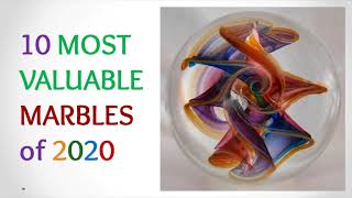 Rarest &amp; Most Valuable Marbles sold in 2020 - Marble collecting, identification &amp; REAL PRICES!