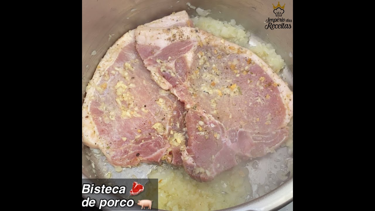 COMO FAZER BISTECA DE PORCO | Cozinha Básica