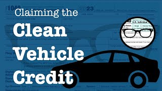 Claiming the Clean Vehicle Credit Using Form 8936