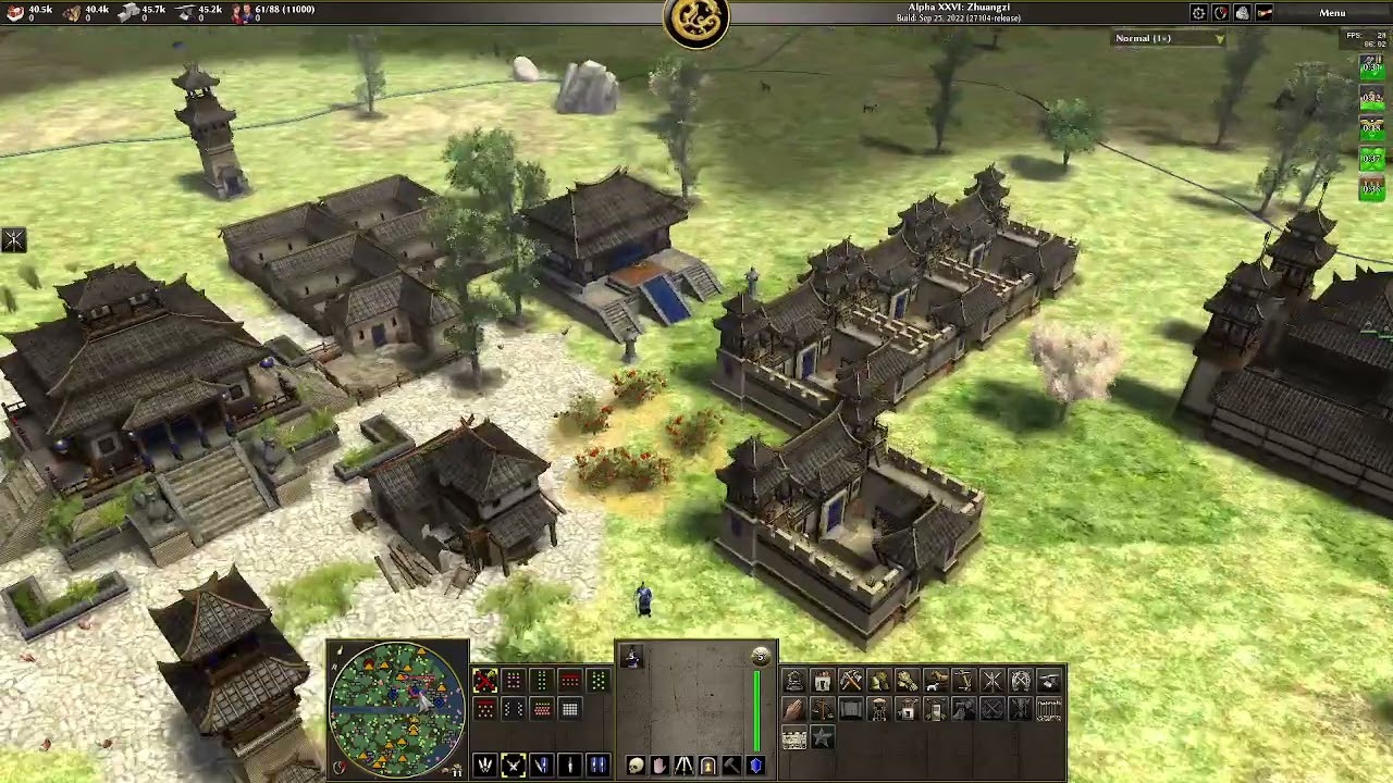 0AD - "Guadalquivir River" - 1v1v1v1v1v1v1v1 (unlocked teams) - Medium AI