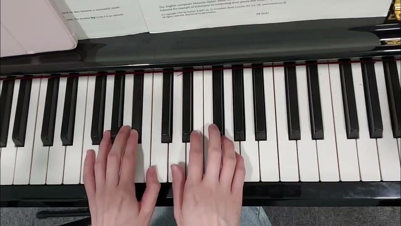 ABRSM grade 1 piano exam 2023 2024 A2 Dragonflies YouTube