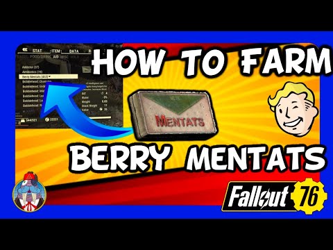 Berry Mentats are easy XP Fallout 76