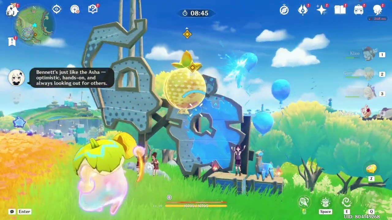 Genshin Impact 5.8 Give the fields some color To Colorfall Cliffs Decorate the Foamflower Fields