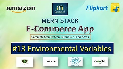 #13 Environmental Variable | Mern Stack Tutuorials(Hindi/Urdu)