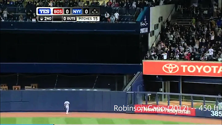 Longest Home Runs hit in Yankee Stadium (2009-2014)