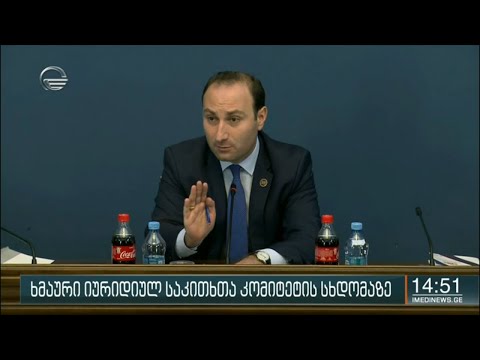 ხმაური იურიდიულ საკითხთა კომიტეტის სხდომაზე