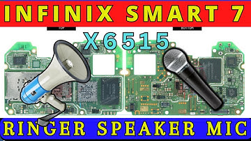 SMART 7 x6515 RINGER SPEAKER MIC PROBLEM  SOLUTION WITH SCHEMATIC HARDWARE SOLUTION | DMR SOLUTION
