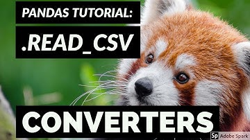Pandas Tutorial #2 : .read_csv Converters