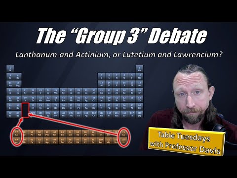 Видео: Is the Periodic Table Broken?!   Which elements really belong beneath scandium and yttrium?