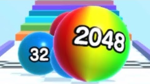 Ball Run 2048  - All  Levels Gameplay IOS  (PART 2) .