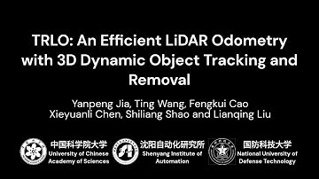 TRLO: An Efficient LiDAR Odometry with 3D Dynamic Object Tracking and Removal