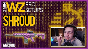 Shroud Scar and MP7 class: 2 Min Warzone Pro Setup