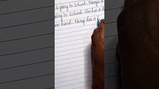 Neat and clean handwriting by Ball pen | #handwriting #youtubeshorts #lettering #calligraphy
