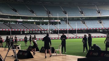 Eagles Jack Lukosius - Running Vertical Jump AFL Combine