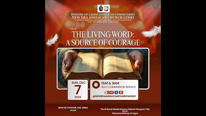 9AM HOLY COMMUNION SERVICE (SECOND SUNDAY IN ADVENT) - 7TH DECEMBER, 2025.