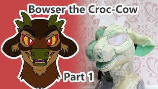 Bowser the Crocodile-Cow: Part 1 | Fursuit Timelapse