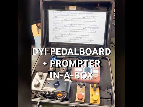 Mein DYI Prompter & Pedalboard-in-a-Box (Version 01.01.2026)