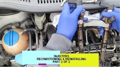 VW Caddy 1.6 Diesel Injectors Reconditioning & Reinstalling Part 2 of 2 - DIY