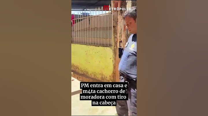 PM entra em casa e m4ta cachorro de moradora com t1ro na cabeça