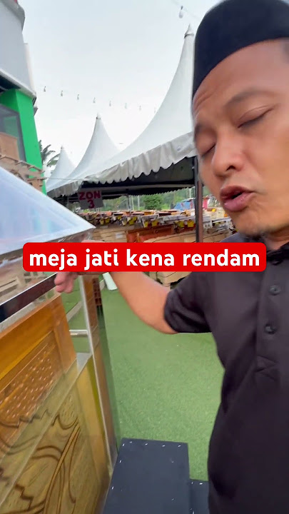 projek rnd Boss Ijan rendam meja jati tak rekah tak rosak