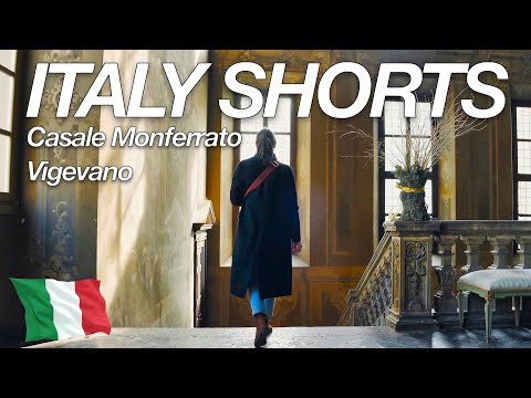 ITALY SHORTS | Around Italy | Casale Monferrato In Piedmont and Vigevano in Lombardy | 4K Video