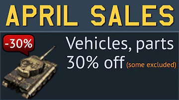 War Thunder April Sale