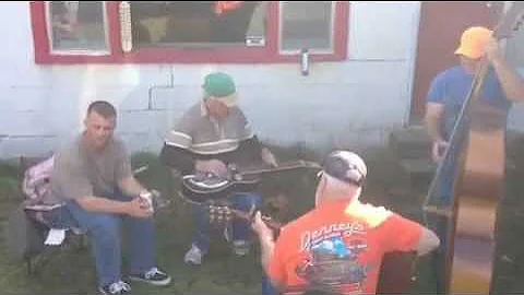 Wagon Wheel Cover at Deer Camp