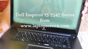 Laptop screen replacement / How to replace laptop screen [Dell Inspiron 15 7547]